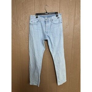 G-STAR Triple A Regular Straight‎ Leg Jeans Men's W32/L32 Button Fly Light Wash